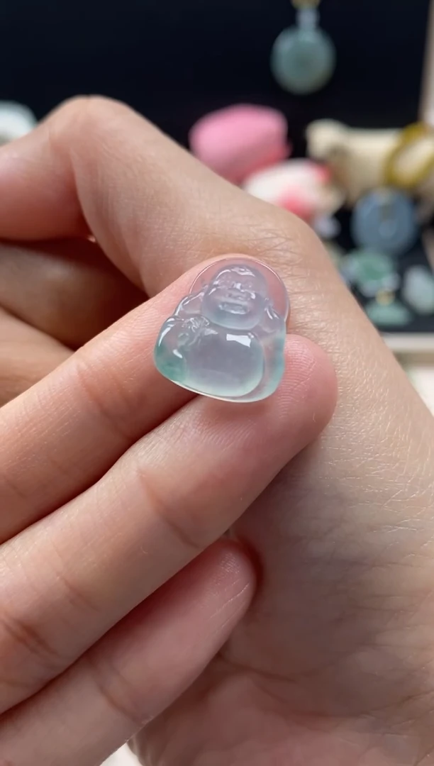 【闪购商品】翡翠颈饰未镶嵌翡翠冰种佛公