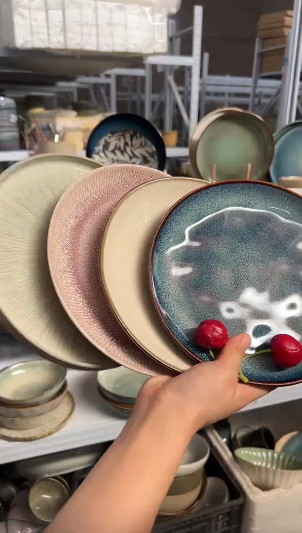 陶瓷外贸尾货瑕疵满20包邮X4 小盘