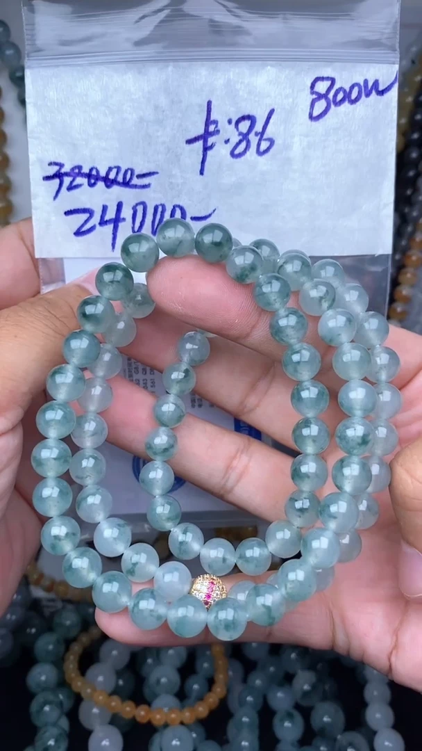 未镶嵌定制翡翠毛货需精细抛光拍一发一
