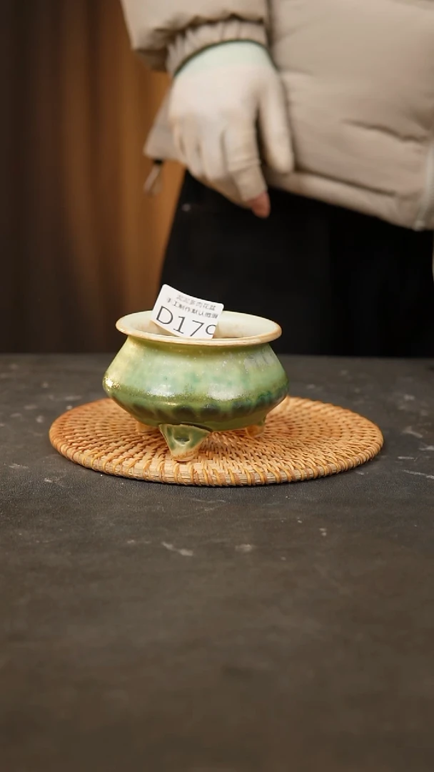 【闪购商品】瓷片179泥泥手工花盆