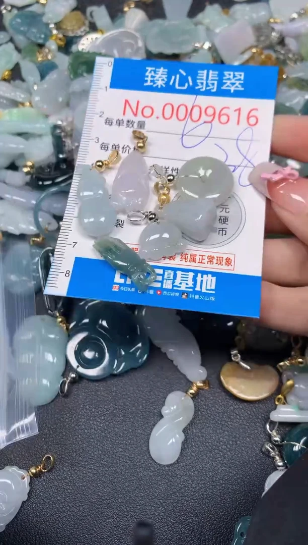 【闪购商品】翡翠颈饰未镶嵌含绳0009616