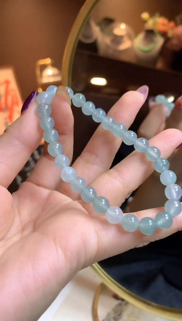 颈饰未镶嵌翡翠翡翠手串