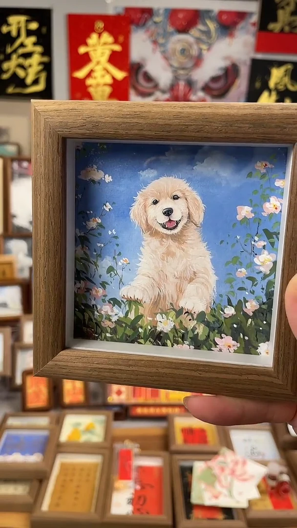 国画纯手绘书法绘画作品