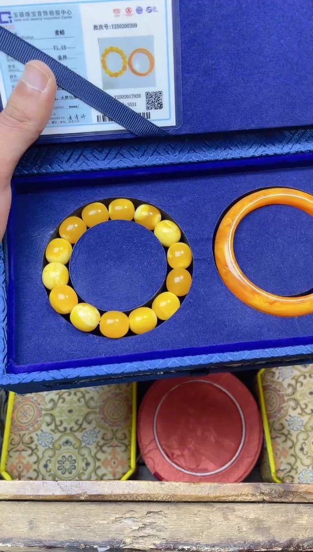 【闪购商品】蜜蜡手链未镶嵌点击链接下单即可