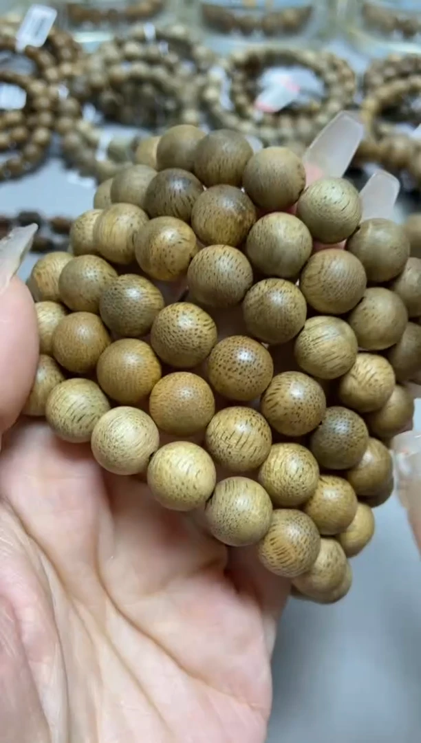 沉香手串文莱圆珠单圈1.1+多样性发其一