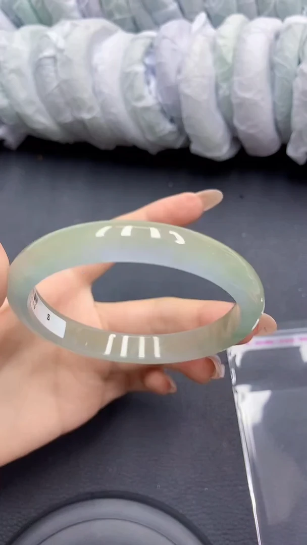 无非金属高冰透美人手镯 所见即所得32