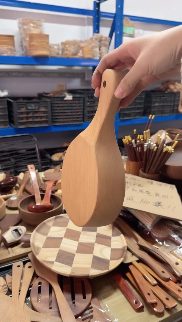 榉木【双十二福利】榉木沙拉手柄碗（看好拍不退换哦）