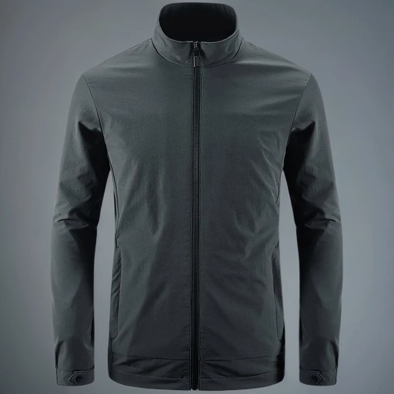 NYING软壳男款外套休闲百搭冲锋衣外衣运动衣服时尚防风衣秋季潮