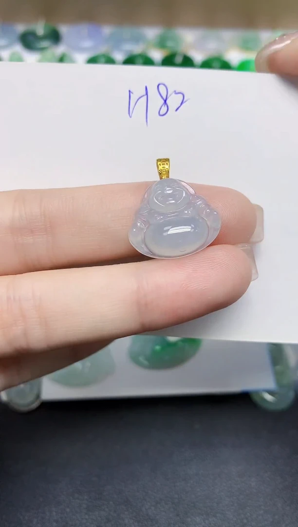 颈饰未镶嵌翡翠天然缅甸翡翠A货翡翠百元以上9元证书费自理