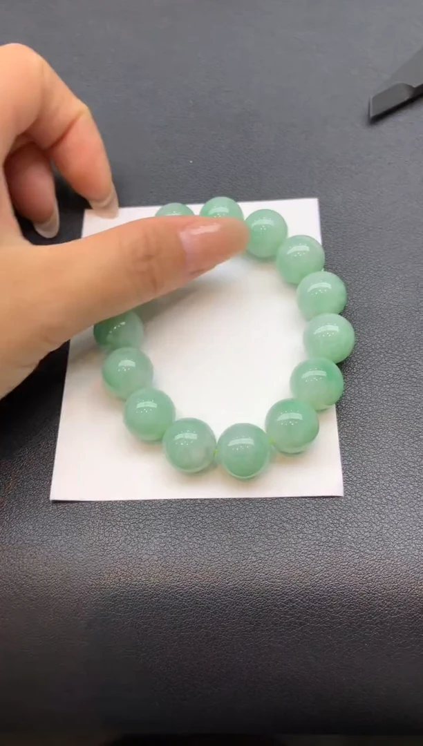 未镶嵌手串翡翠104-雪姐翡翠天天见