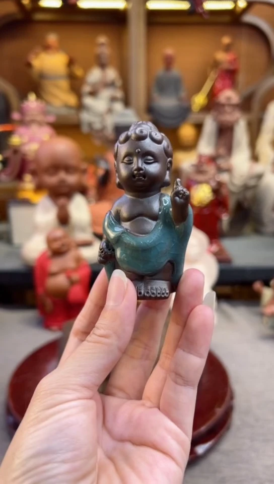 紫砂茶宠器闵茶宠摆件