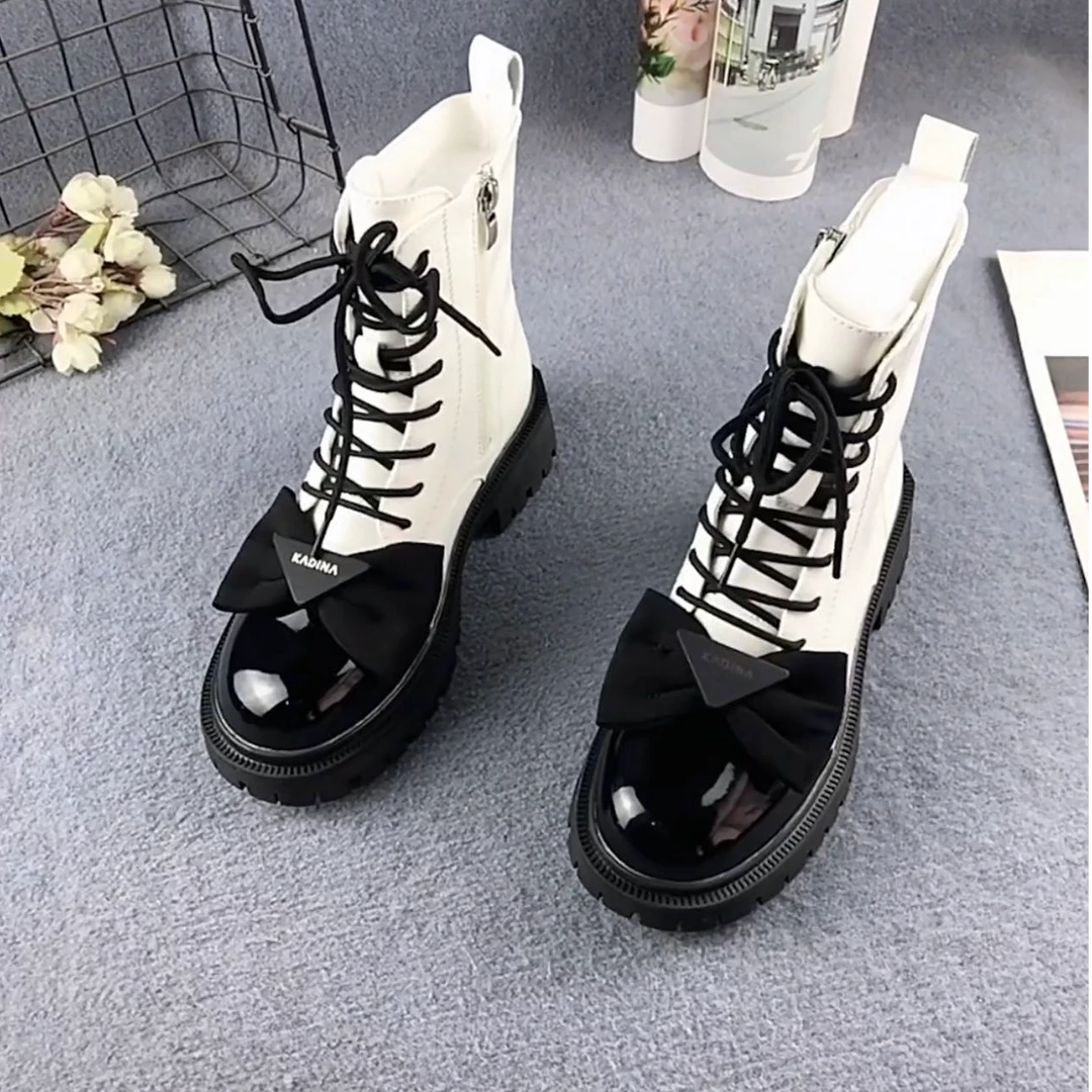 3387高端专享冬季舒适马丁靴黑米（G8）