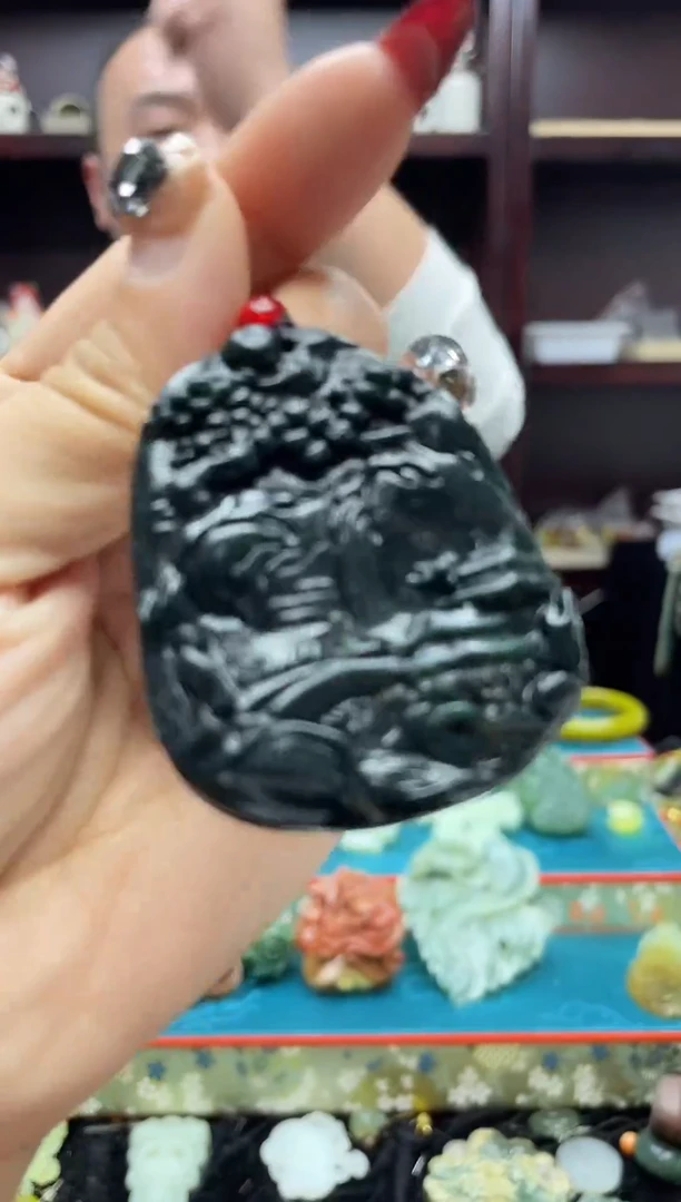 未镶嵌岫玉吊坠多样性发*货拍一发一
