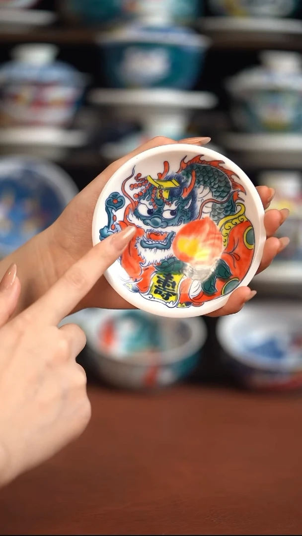 瓷片昨明高足点心盘（福利价格）