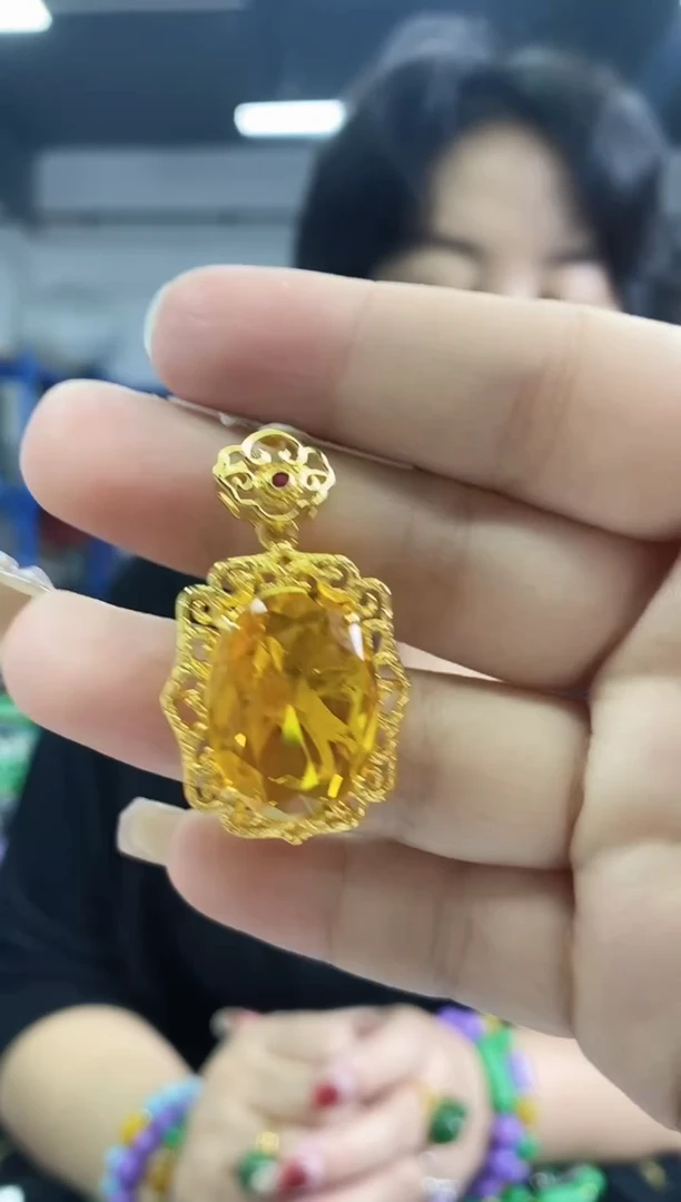 吊坠未镶嵌水晶多样性发其一颜色微差