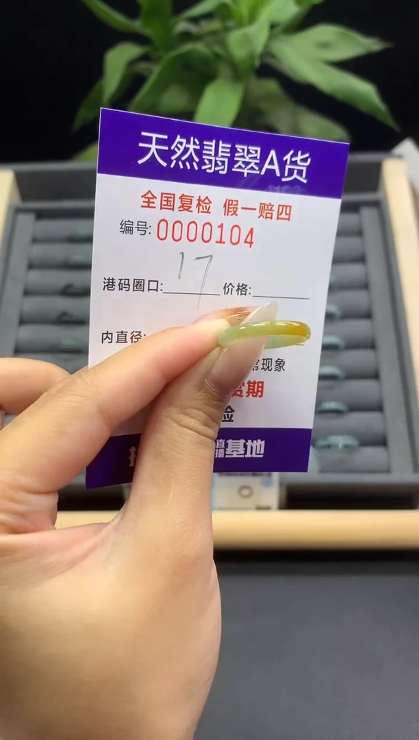未镶嵌戒指翡翠天然  0104