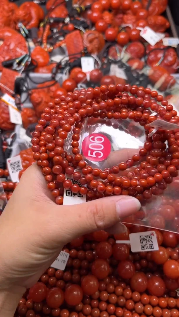 南红玛瑙未镶嵌珠宝奇石506-5+随机多样性/条