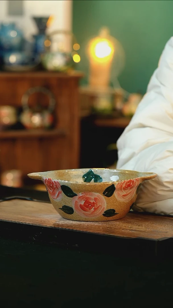 【闪购商品】杯手绘心瓷陶瓷浮力