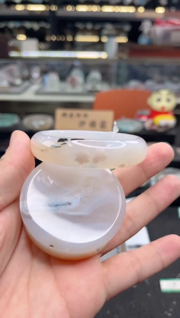 石英质玉手镯未镶嵌57圈口 （赠品镯心）3572148