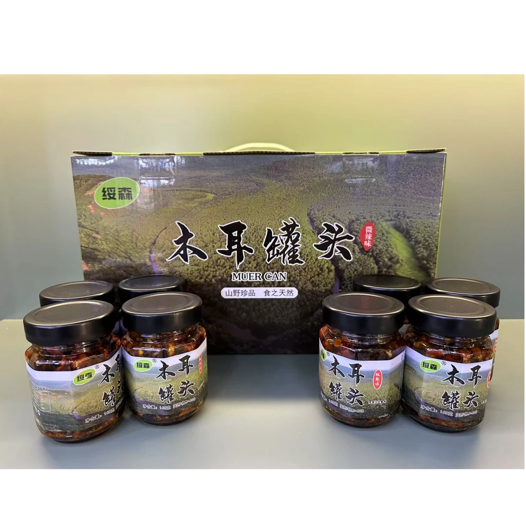 绥森微辣木耳罐头即食下饭