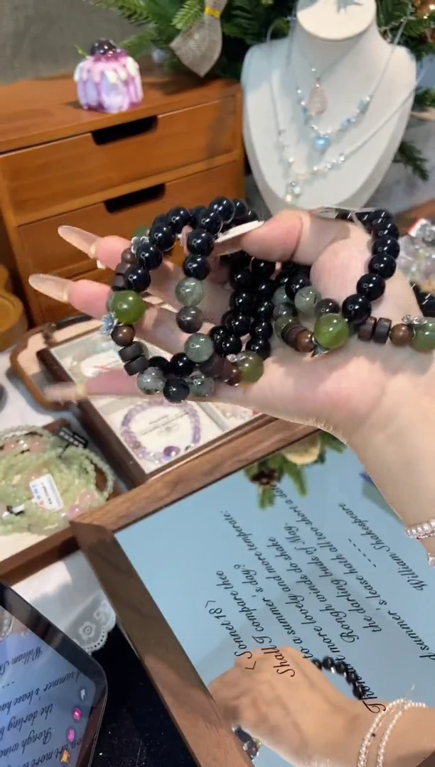 未镶嵌手串水晶孤品捡漏均匀瑕疵介意勿拍