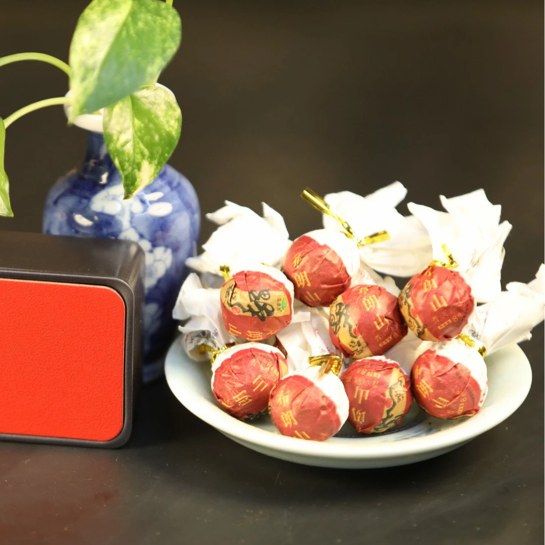 布朗山熟茶龙珠2018年7粒（+1粒试喝）