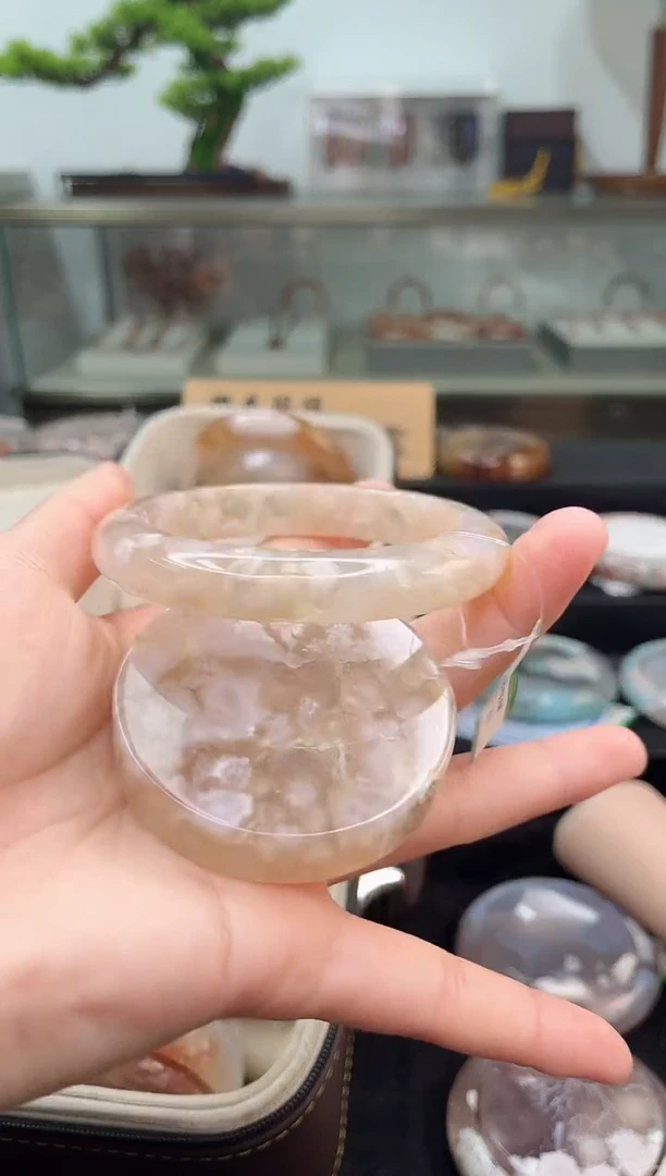 未镶嵌手镯石英质玉61圈口（赠品镯心）691271