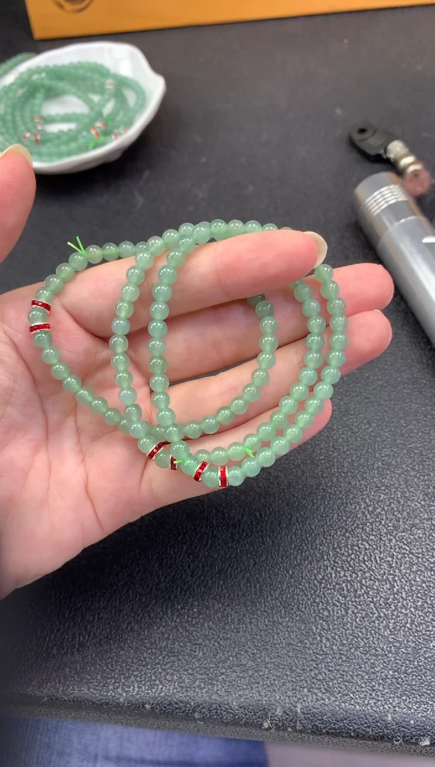 未镶嵌手串翡翠FC449 翡翠手串 多样性发其一