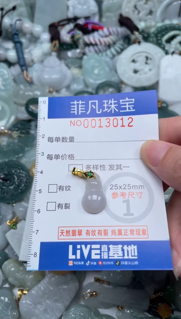 颈饰未镶嵌翡翠13012