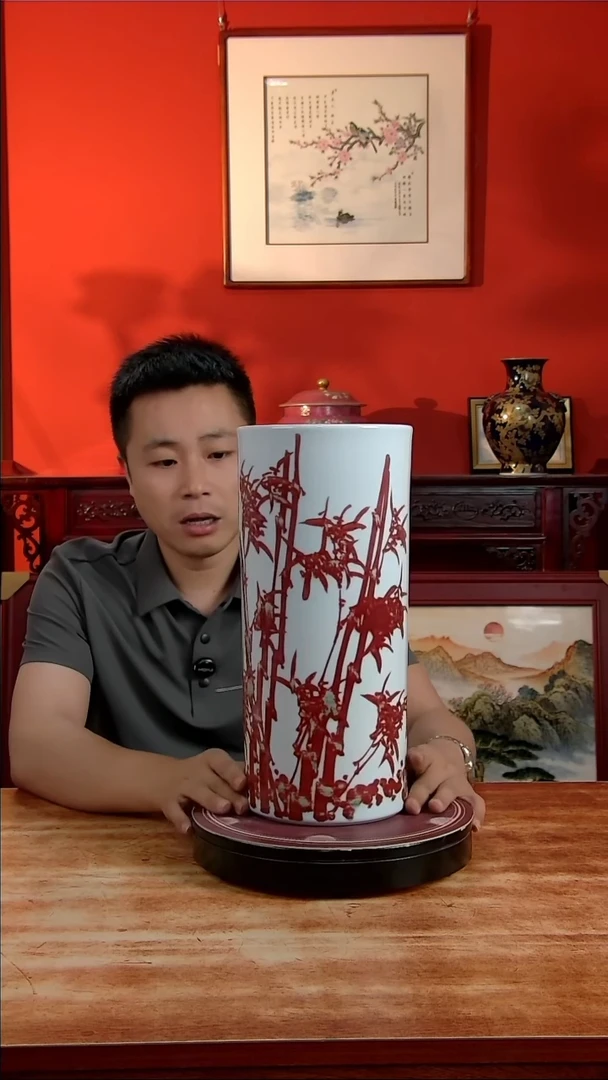景德镇高端陶瓷摆件1瓶