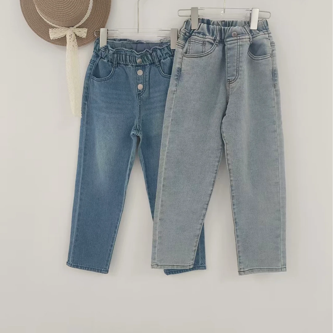 儿童浅蓝，深蓝牛仔裤557