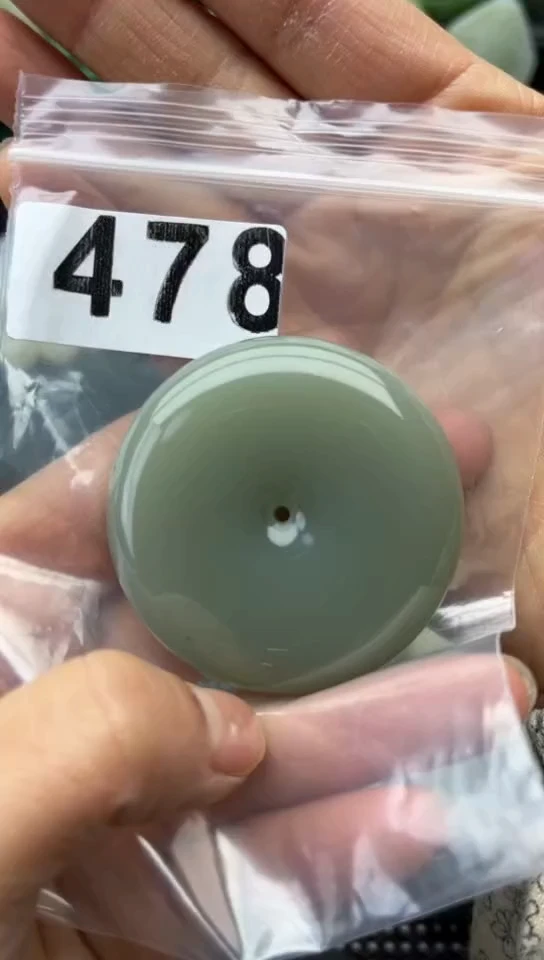 未镶嵌和田玉珠宝半成品扣子