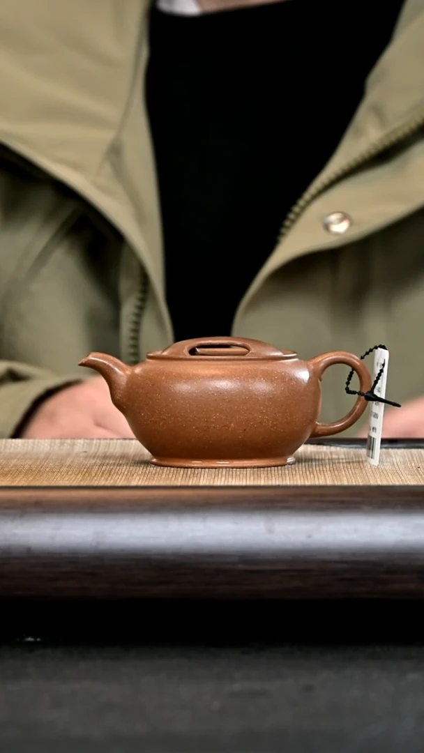 【闪购商品】紫砂茶壶PH12022 牛盖 桃花泥