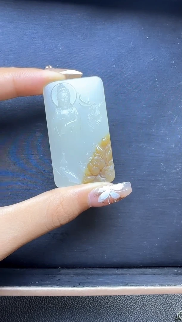 吊坠(不含链)未镶嵌和田玉龙**海18