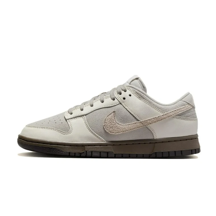 NIKE/耐克正品男鞋低帮DUNK灰褐色潮流百搭休闲鞋板鞋FD9746-001