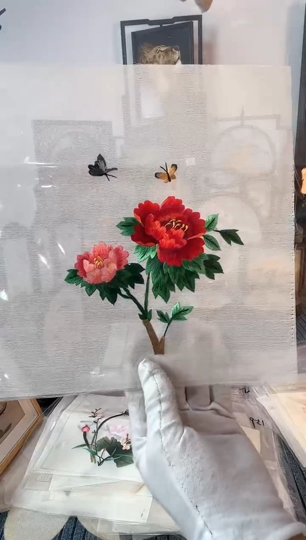 刺绣非遗苏绣双面绣绣片195