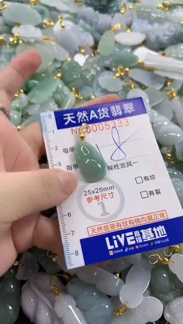 颈饰未镶嵌翡翠天然A货翡翠