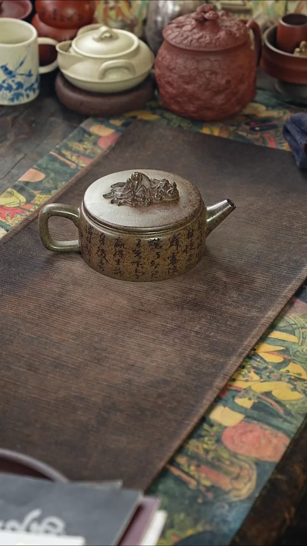 茶杯紫砂破阵子汉瓦壶