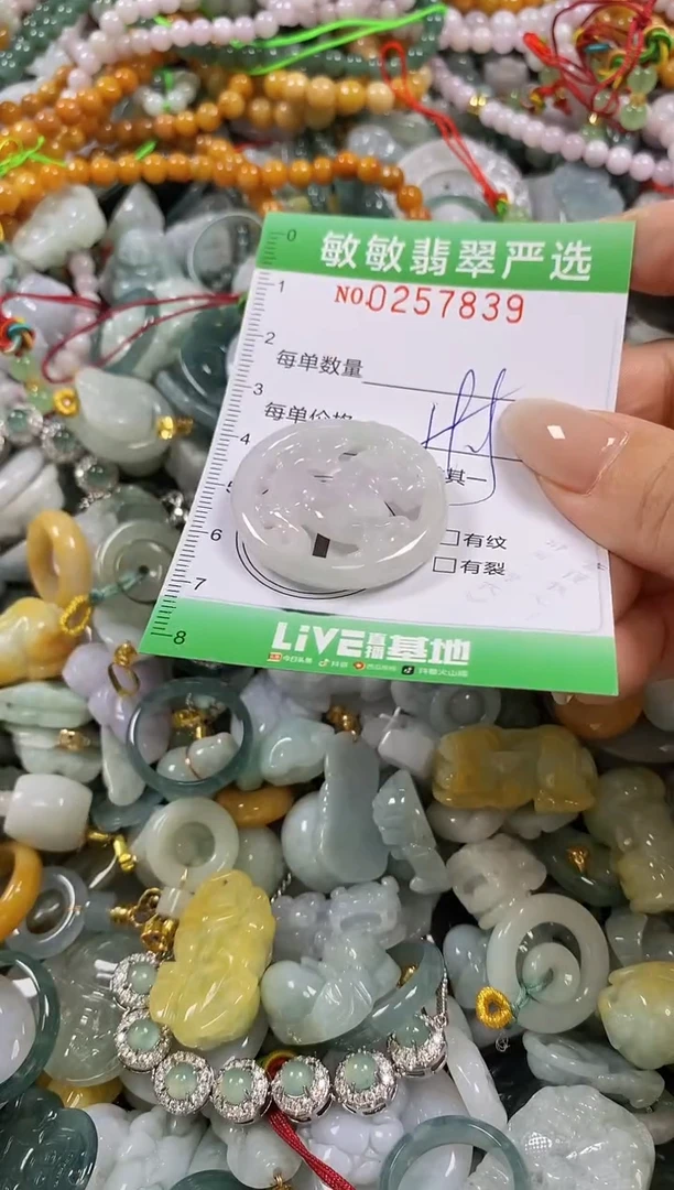 翡翠未镶嵌颈饰闪购0257839多样性发其一