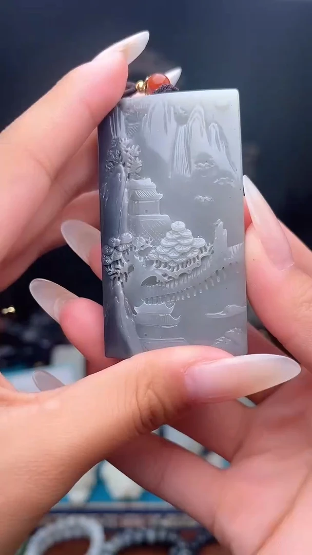 未镶嵌和田玉挂件1