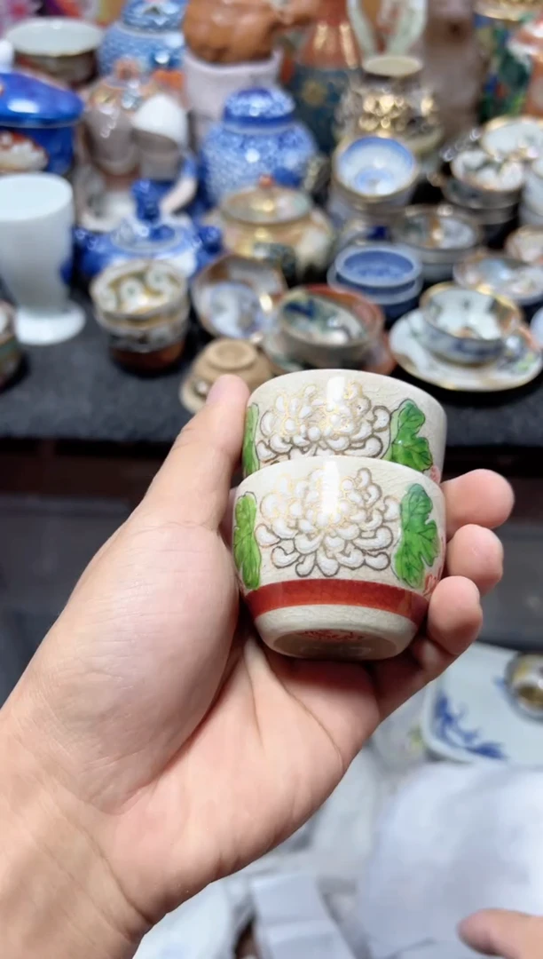 瓷片李*子夏目海外回流瓷器中古品。