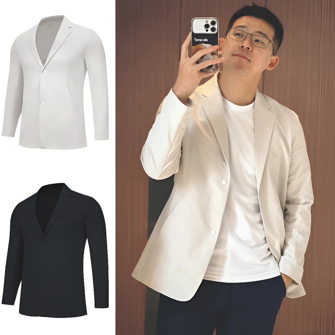 旅行家系列！3D立体裁剪简奢风轻薄西装春季高端透气抗皱西服夹克