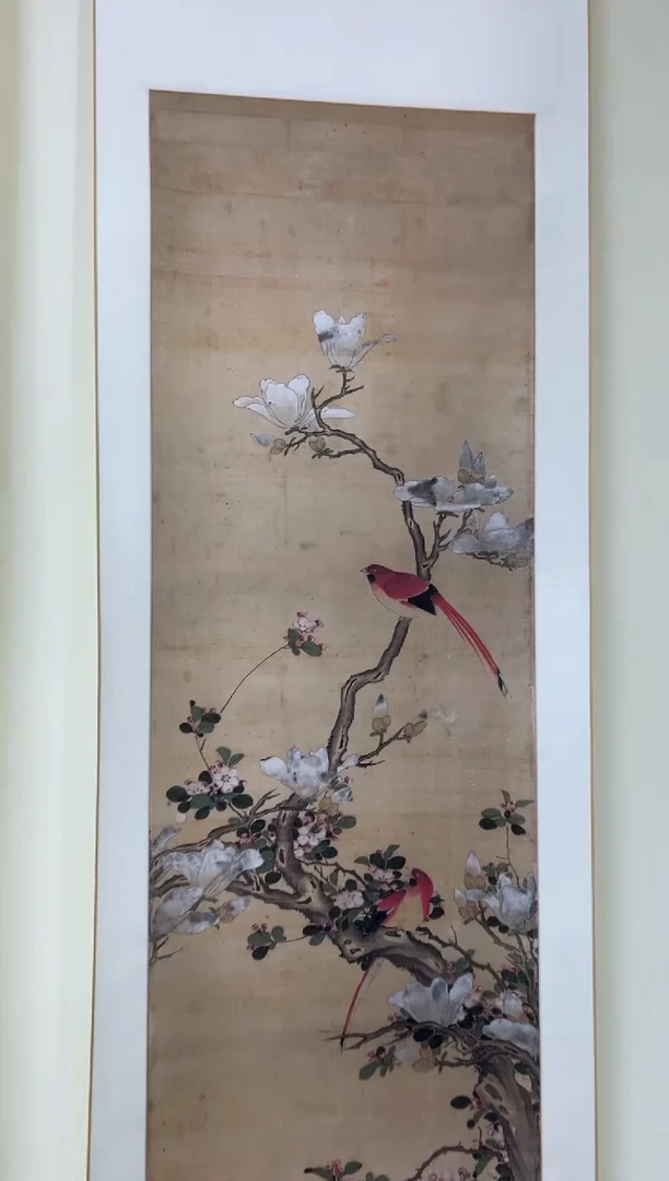 【复刻品】陈枚 四季花鸟图-3