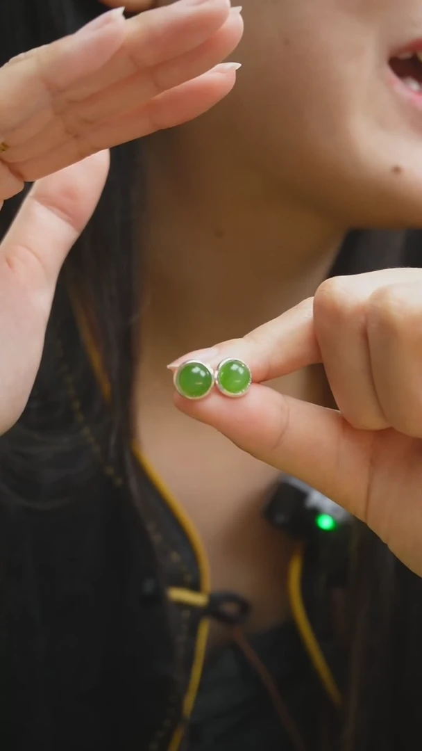 未镶嵌和田玉耳饰M13