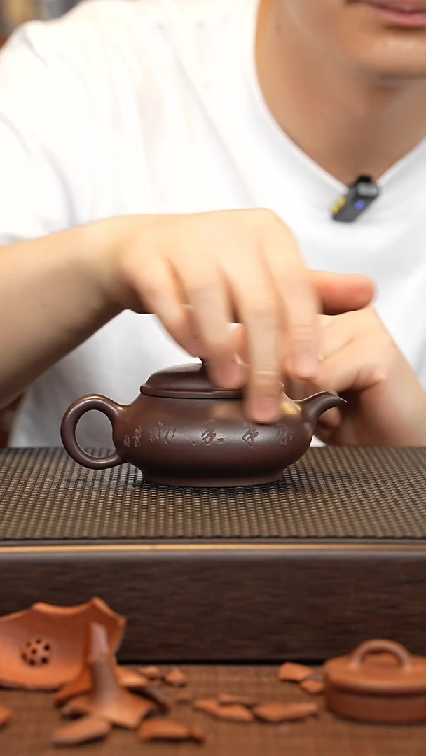 茶壶紫砂源头精品手工作品3324