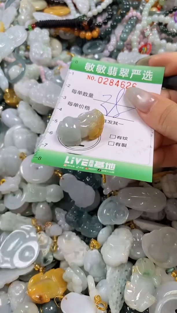 翡翠未镶嵌颈饰闪购0284626