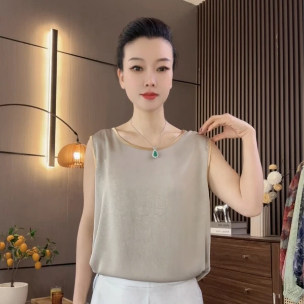 201〖背心〗2025新款时尚遮肉显瘦洋气百搭吊带背心