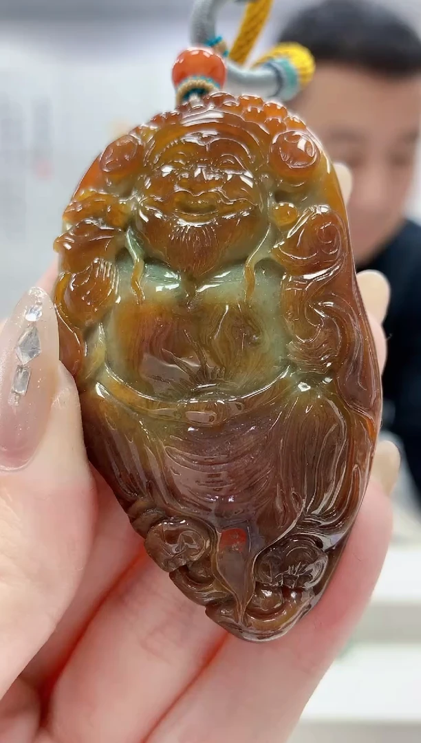 未镶嵌定制翡翠4898jw-毛货挂件115