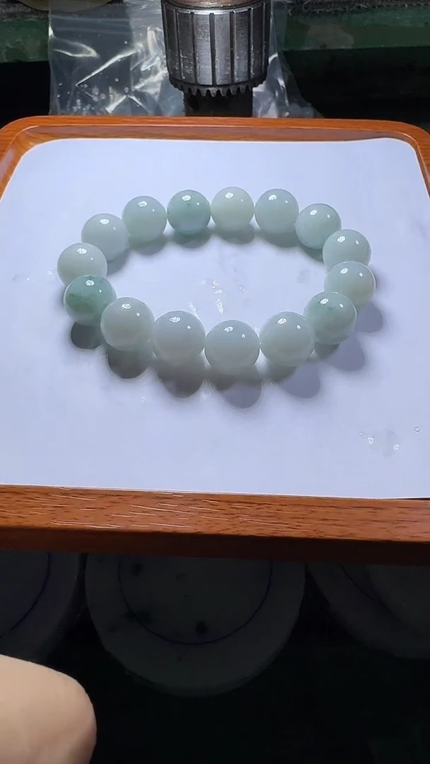 未镶嵌手链翡翠飘花手链卡15