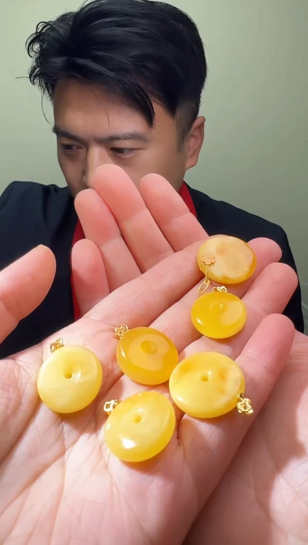 【闪购商品】琥珀颈饰银S925镶嵌多样性发一件712